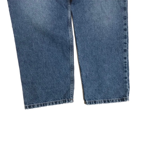 BDG Urban Outfitters Medium Wash Dad Slim Straight Leg Cropped Jean - Picture 5 of 11